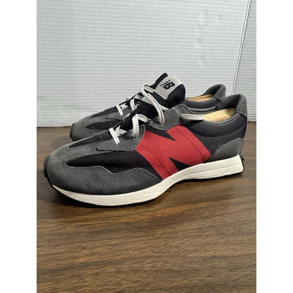 New Balance 327 Magnet Team Red MS327FF Boys Size 7 Lifestyle Sneakers Shoes